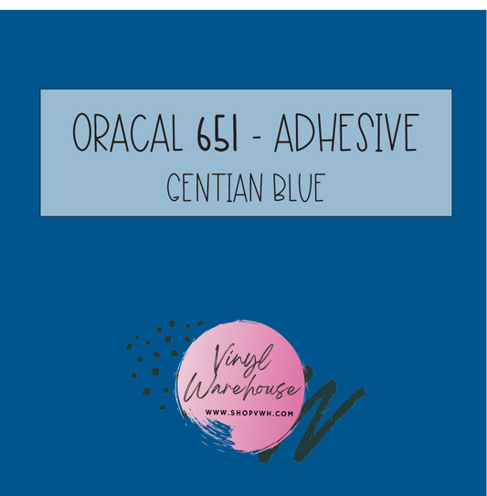 Oracal 651 - 051 Gentian Blue