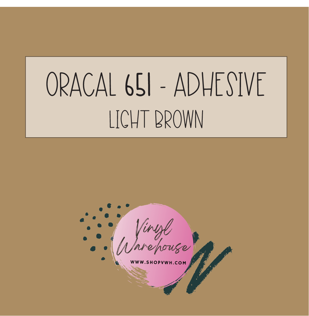 Oracal 651 - 081 Light Brown