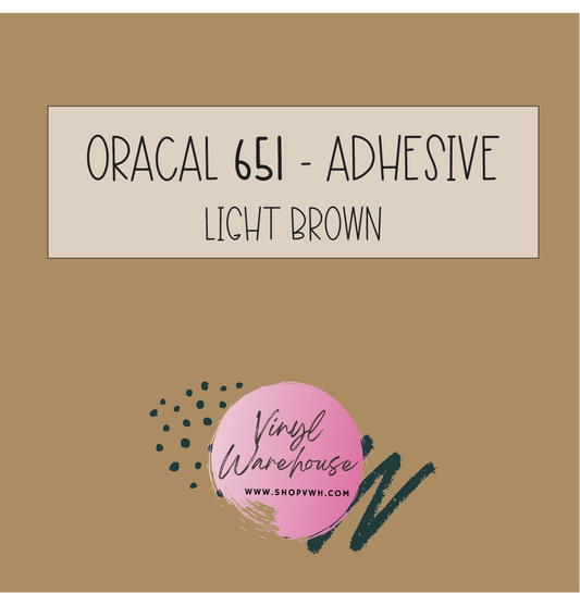 Oracal 651 - 081 Light Brown