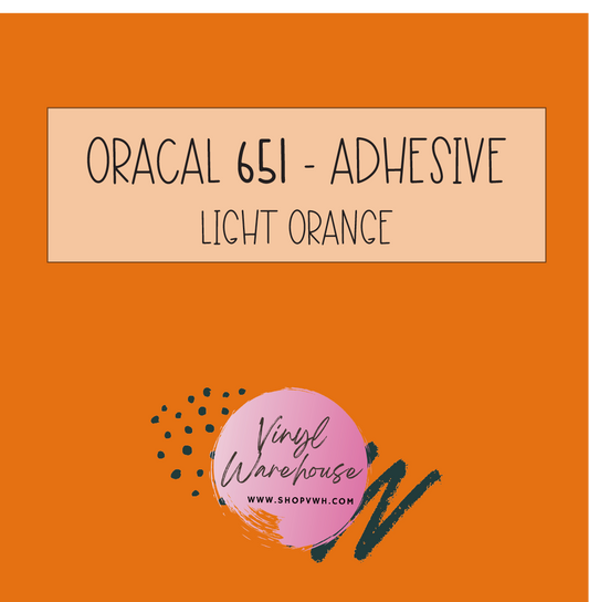 Oracal 651 - 036 Light Orange