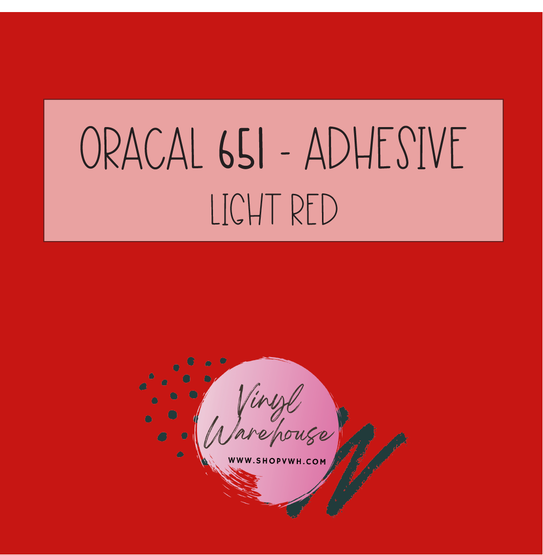 Oracal 651 - 032 Light Red