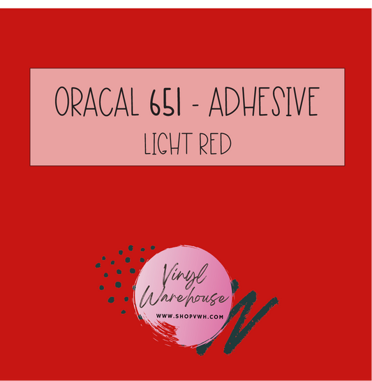 Oracal 651 - 032 Light Red