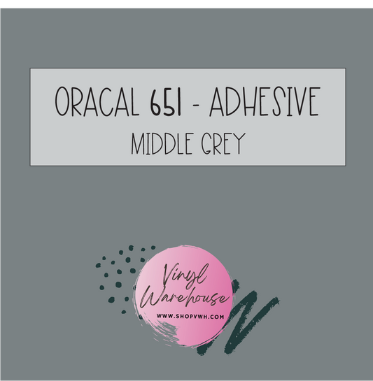 Oracal 651 - 074 Middle Grey