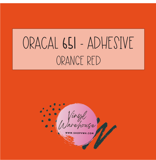 Oracal 651 - 047 Orange Red