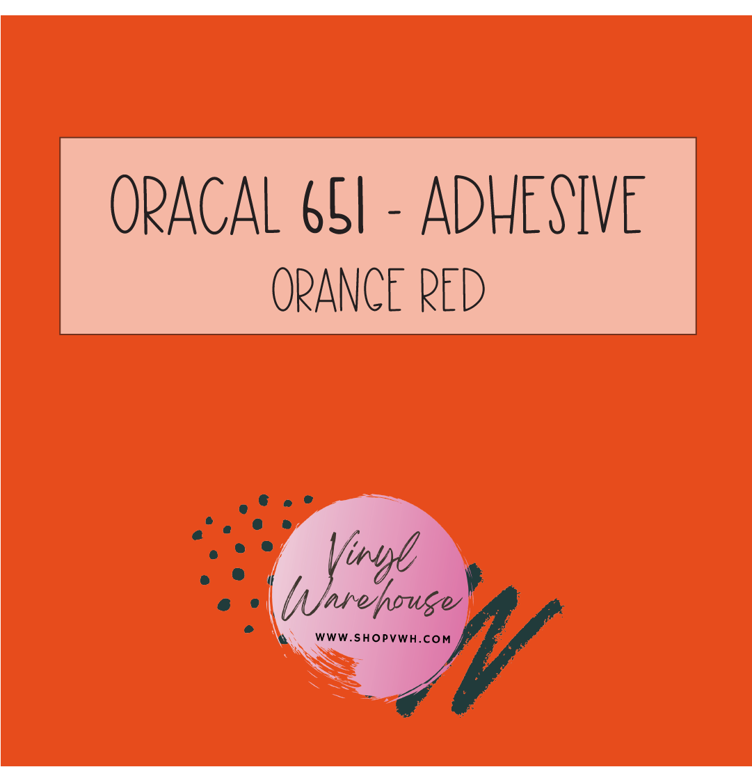 Oracal 651 - 047 Orange Red