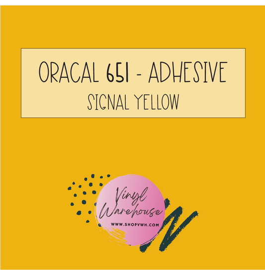 Oracal 651 - 019 Signal Yellow