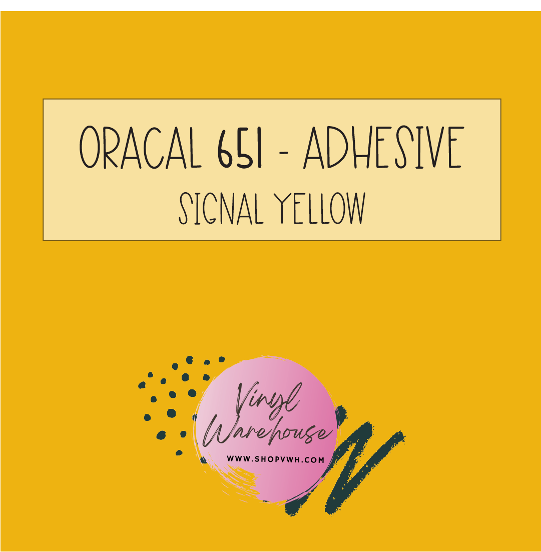 Oracal 651 - 019 Signal Yellow