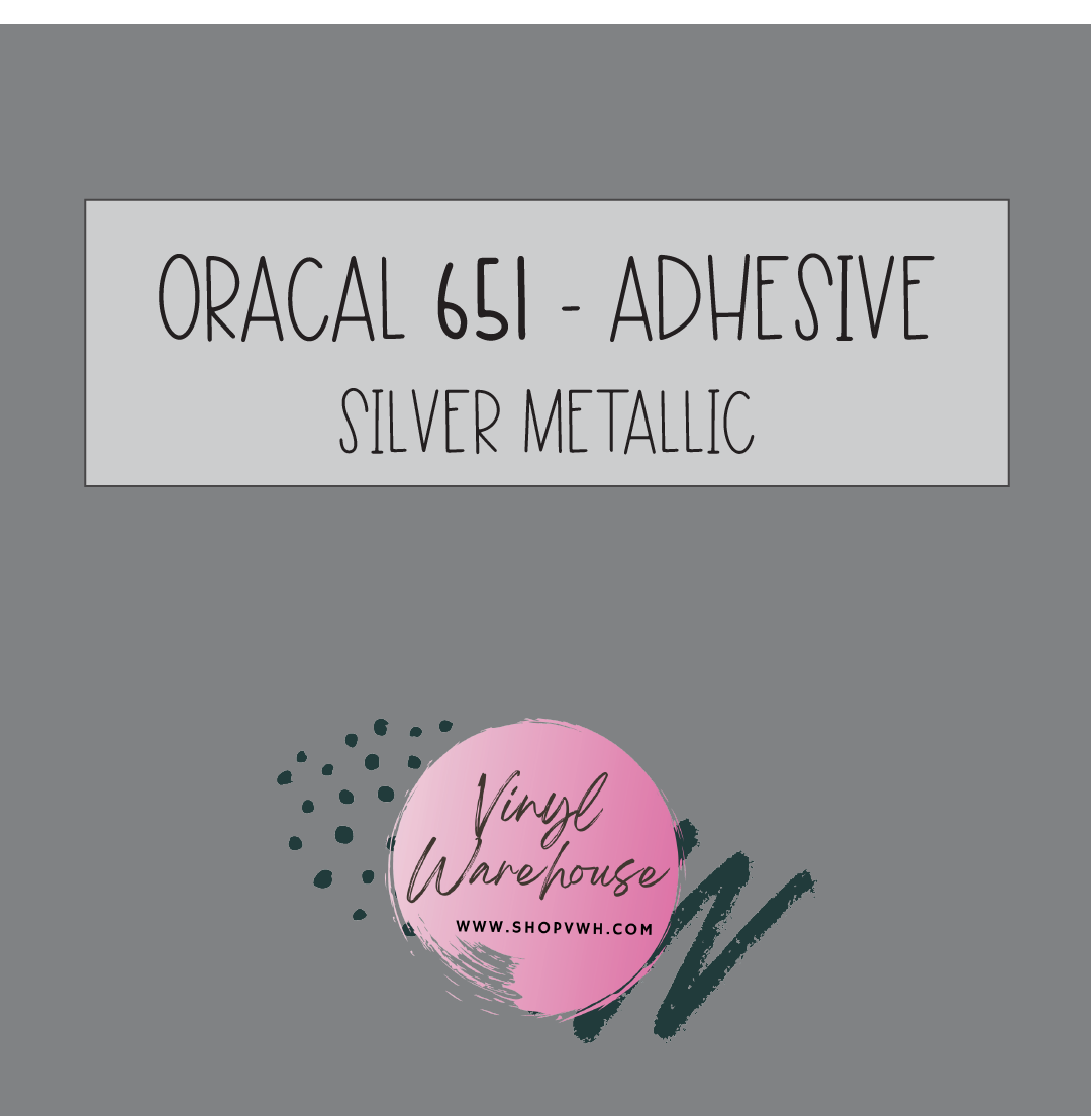 Oracal 651 - 090 Silver Grey (Metallic)