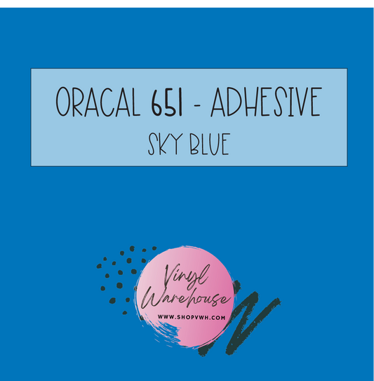 Oracal 651 - 084 Sky Blue
