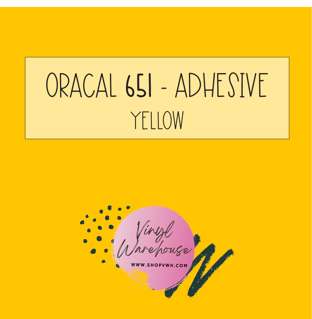 Oracal 651 - 021 Yellow