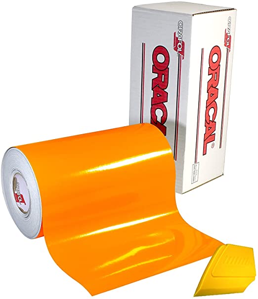 Oracal Adhesive Vinyl - Fluorescent Orange