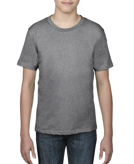 Anvil Youth Tee - Heather Graphite