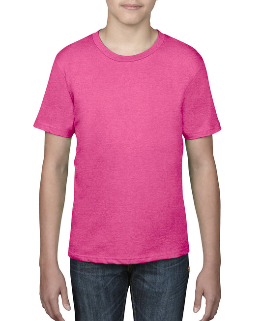Anvil Youth Tee - Neon Pink / Hot Pink