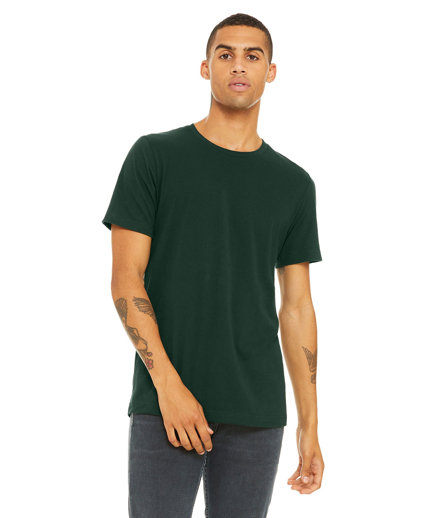 Bella + Canvas Unisex Crew Tee -  Forest