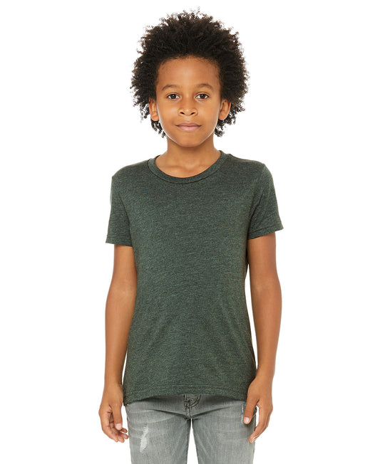 Bella + Canvas Youth Tee - Heather Forest Green