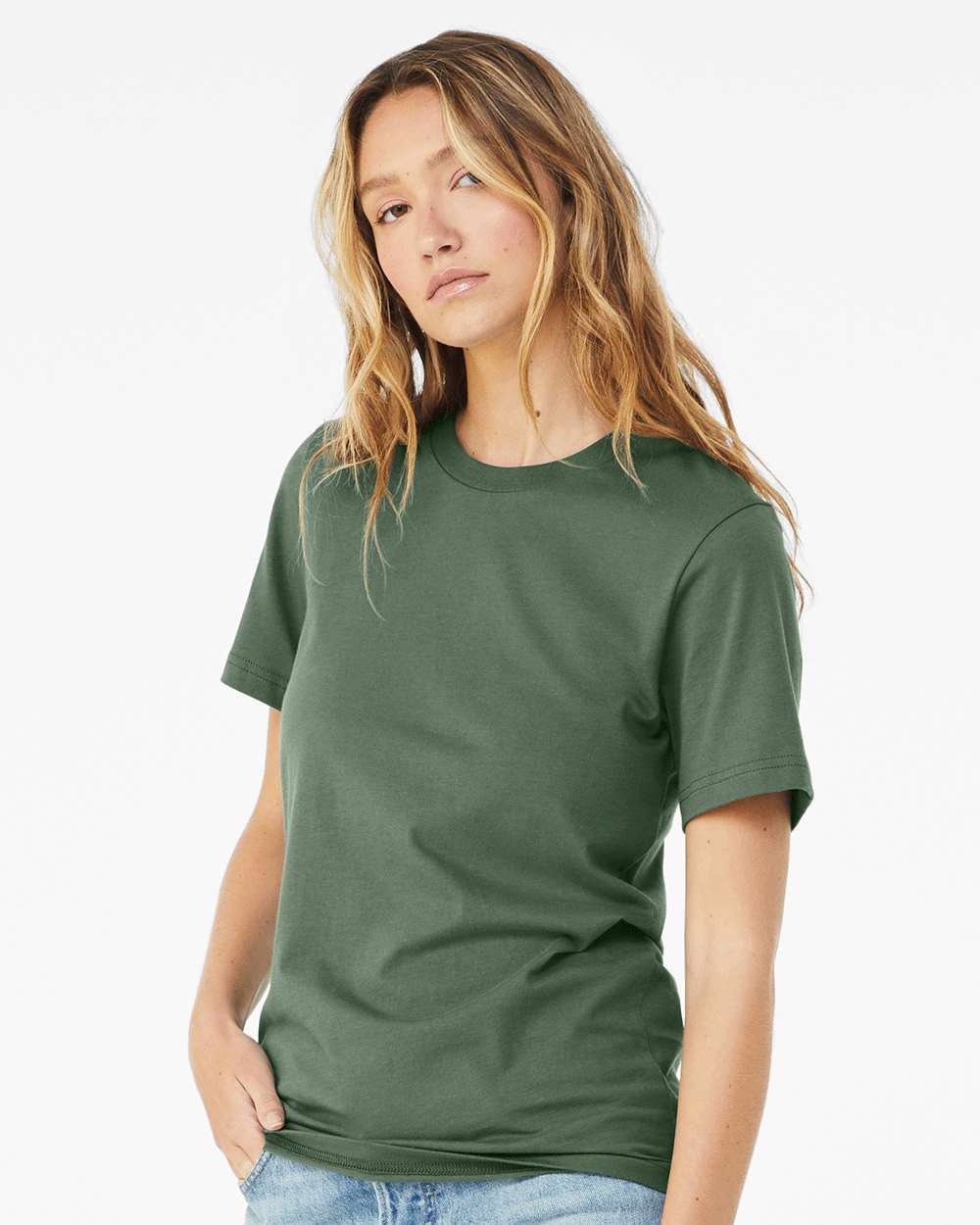 Bella + Canvas Unisex Crew Tee - Pine