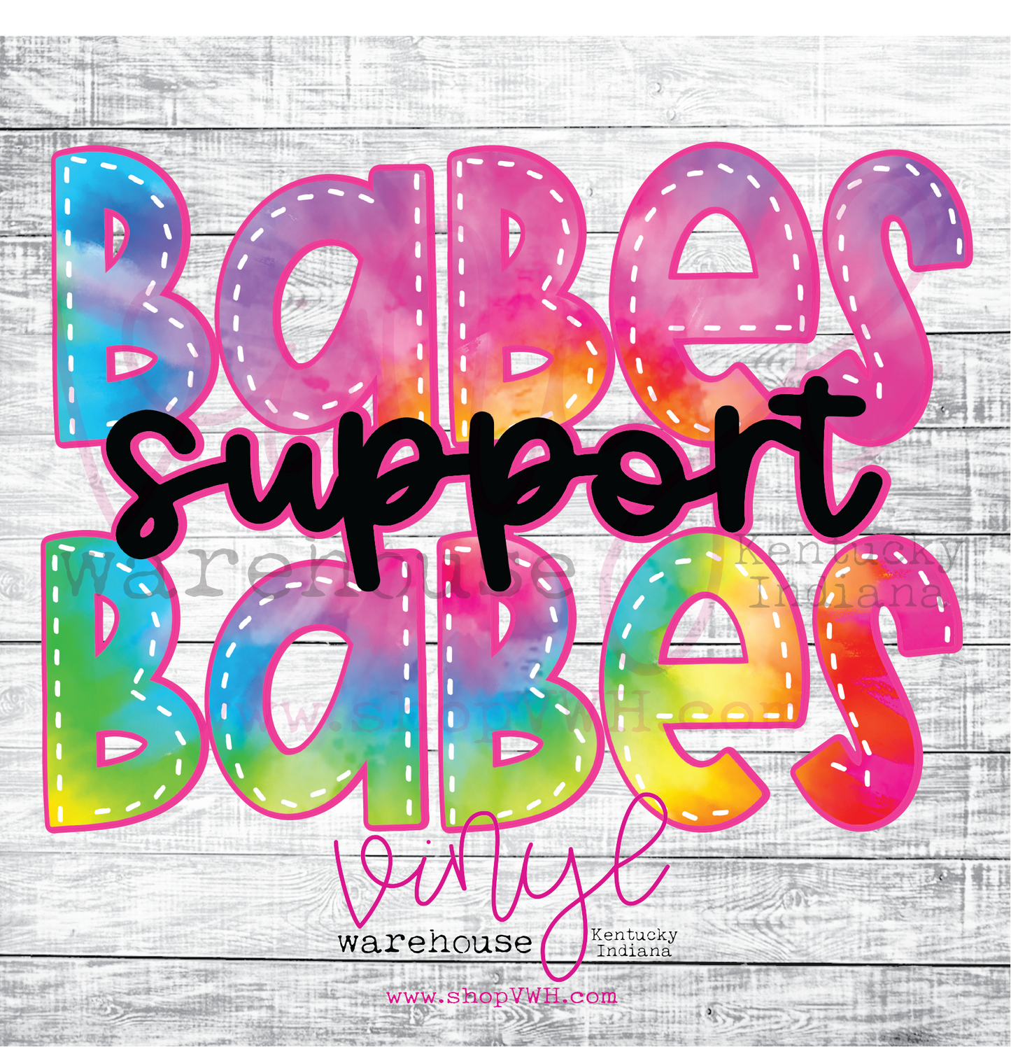 Babes Support Babes - Heat Transfer Print