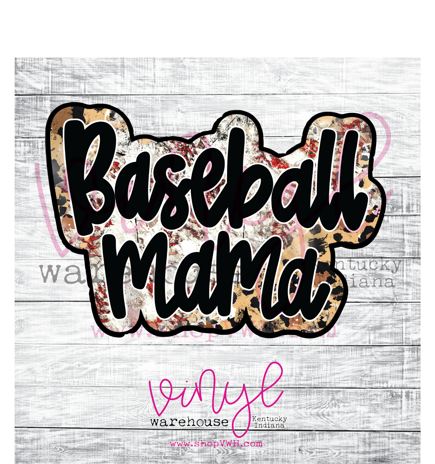 Baseball Mama - Heat Transfer Print