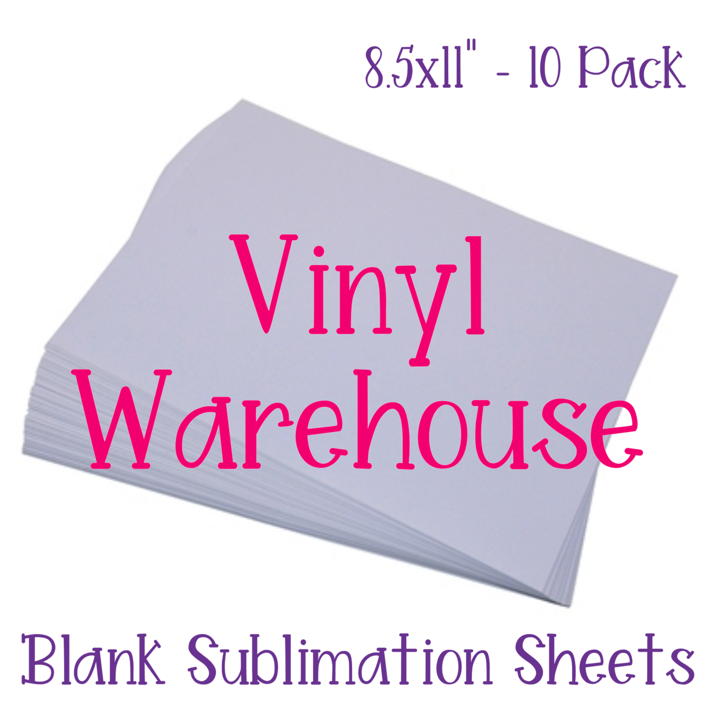 Sublimation Blank - 10 Sheets Pack