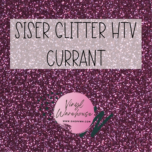Siser EasyWeed Glitter HTV - Currant