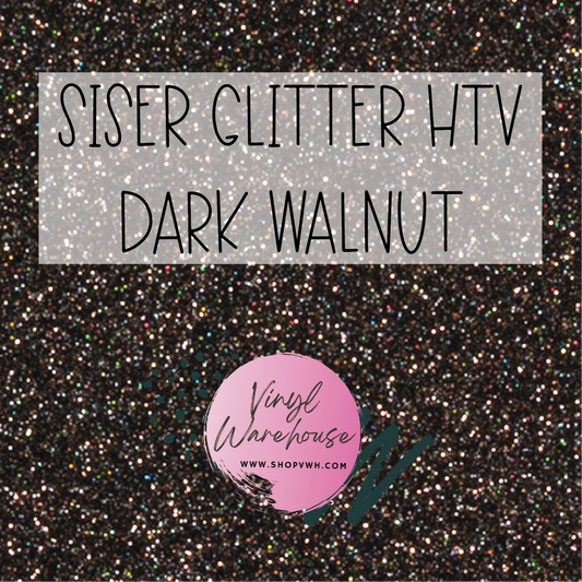 Siser EasyWeed Glitter HTV - Dark Walnut