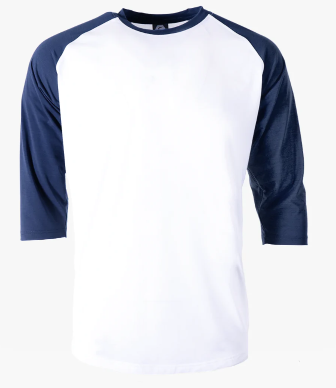 EGPRO Adult Poly Raglan - Navy / White Body