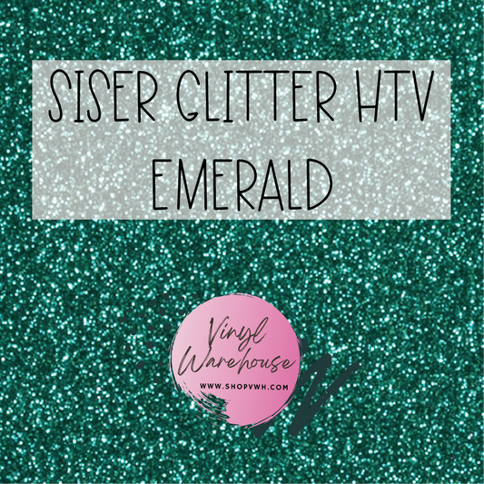 Siser EasyWeed Glitter HTV - Emerald