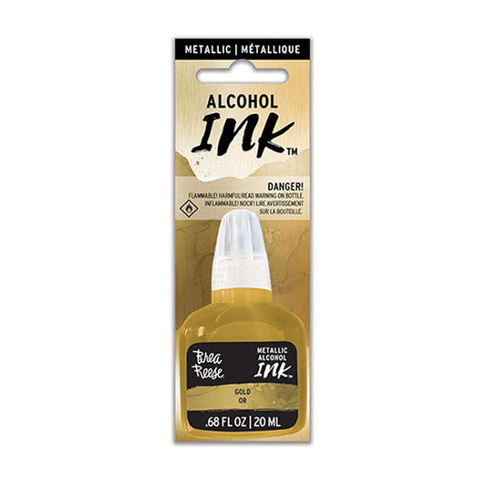 Brea Reese Alcohol Ink – Gold