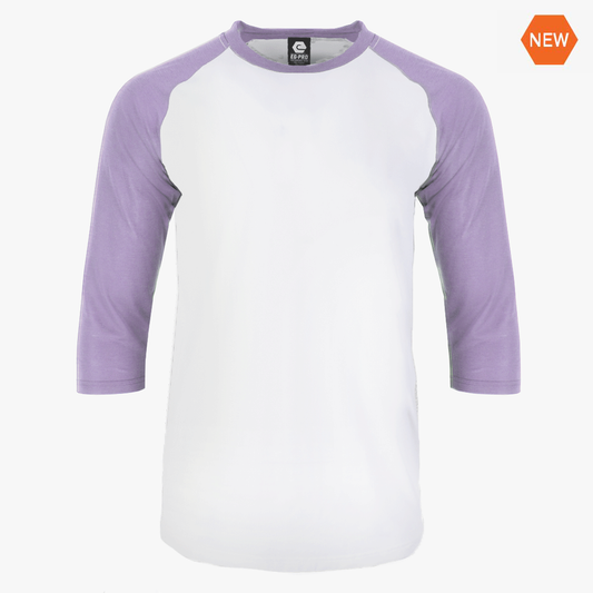 EGPRO Poly Adult Raglan - Lavender w/ White Body