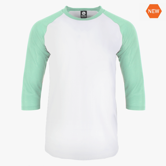 EGPRO Poly Adult Raglan - Mint w/ White Body