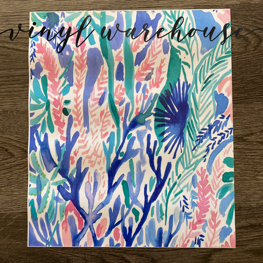Lilly Inspired HTV - Cool Waters