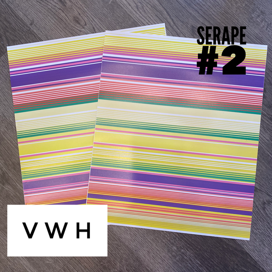 Serape Stripes #2 - Printed HTV
