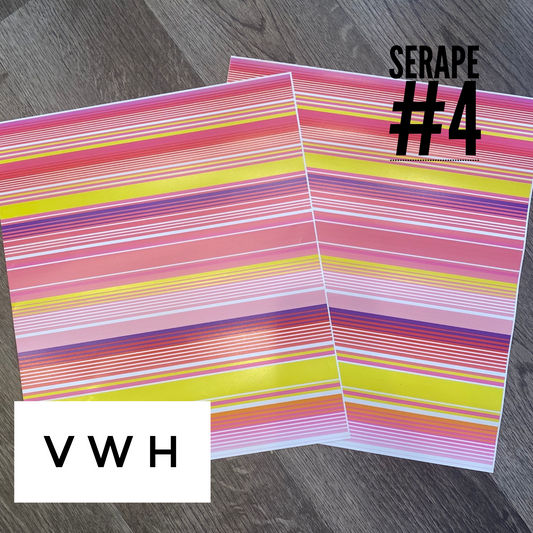Serape Stripes #4 - Printed HTV