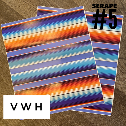 Serape Stripes #5 - Printed HTV