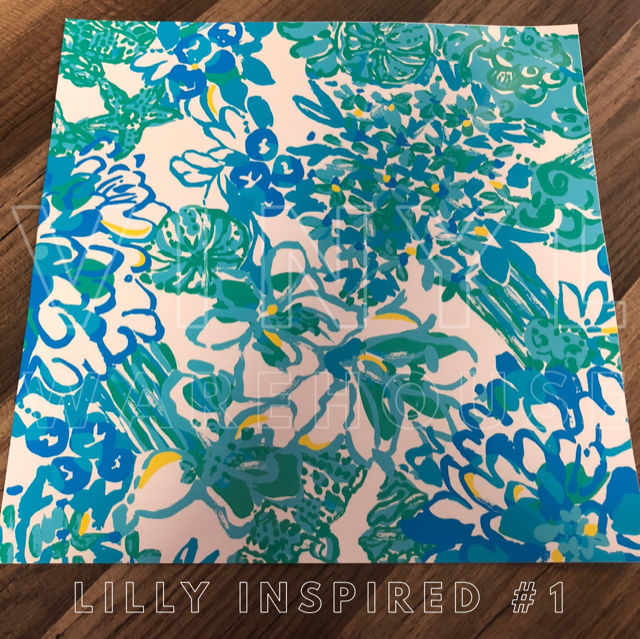 Lilly Inspired - Printed Adhesive
