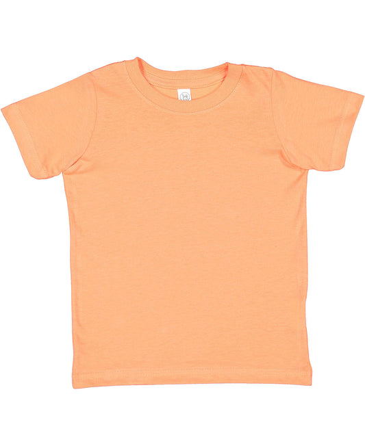 Rabbit Skins Fine Jersey  Toddler Tee - Papaya