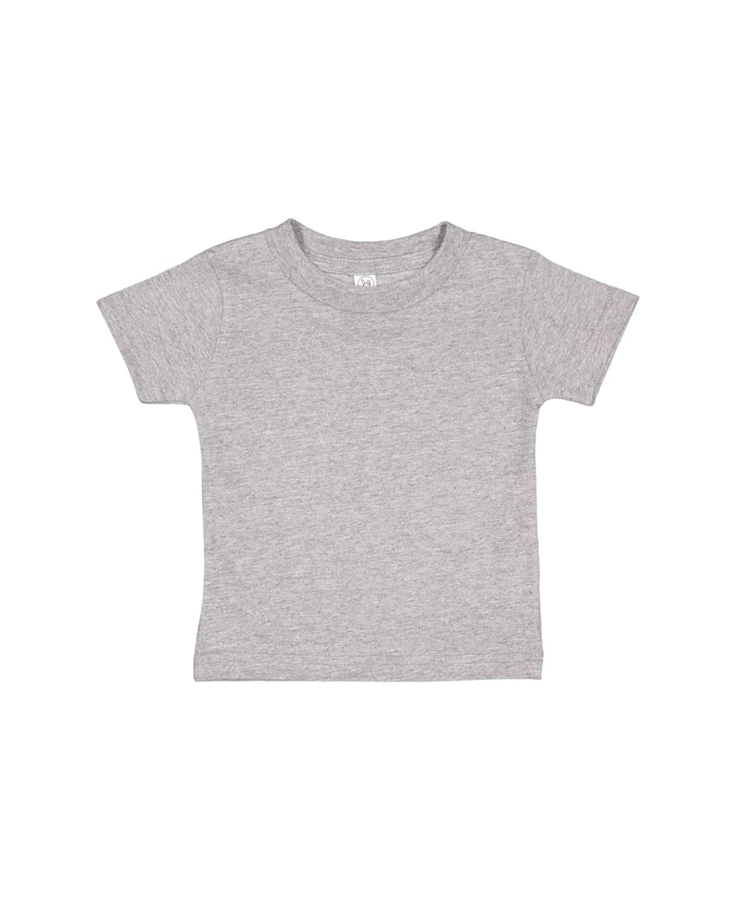 Rabbit Skins Infant Fine Jersey Tee - Heather Gray