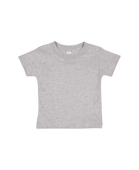 Rabbit Skins Infant Fine Jersey Tee - Heather Gray