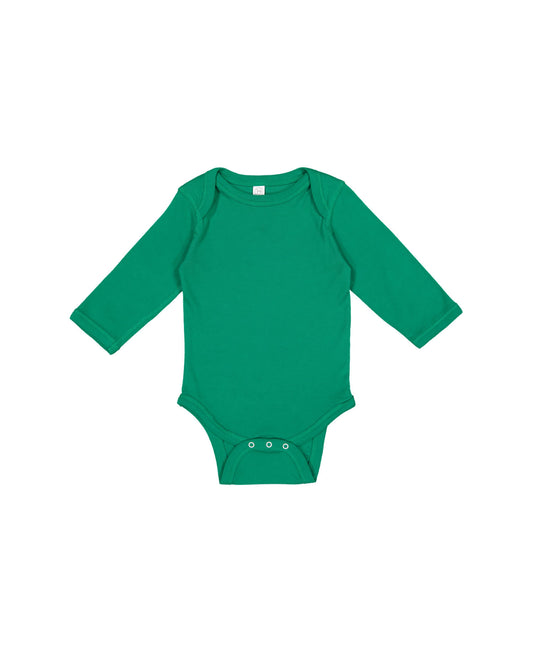 Long Sleeve Onesie - Kelly Green