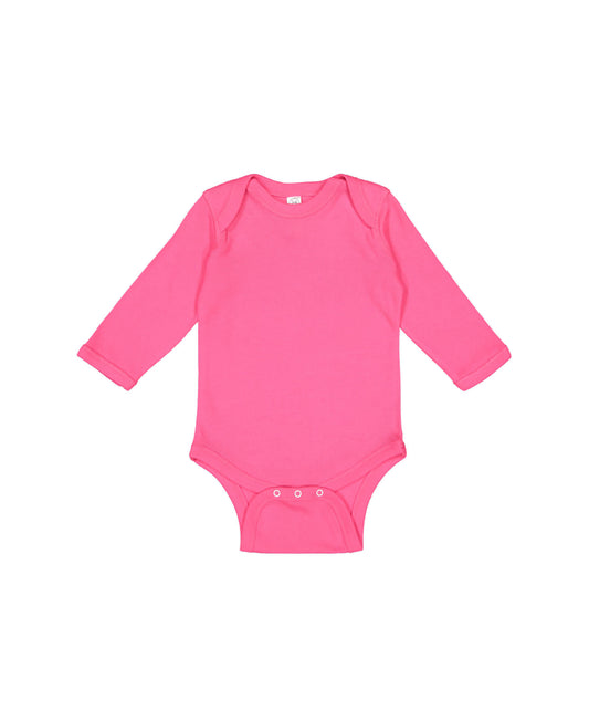 Long Sleeve Onesie - Hot Pink