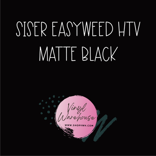 Siser Easyweed HTV - Matte Black