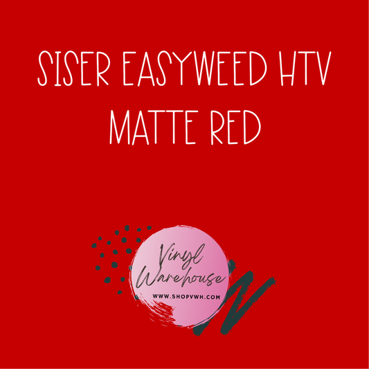 Siser Easyweed HTV - Matte Red