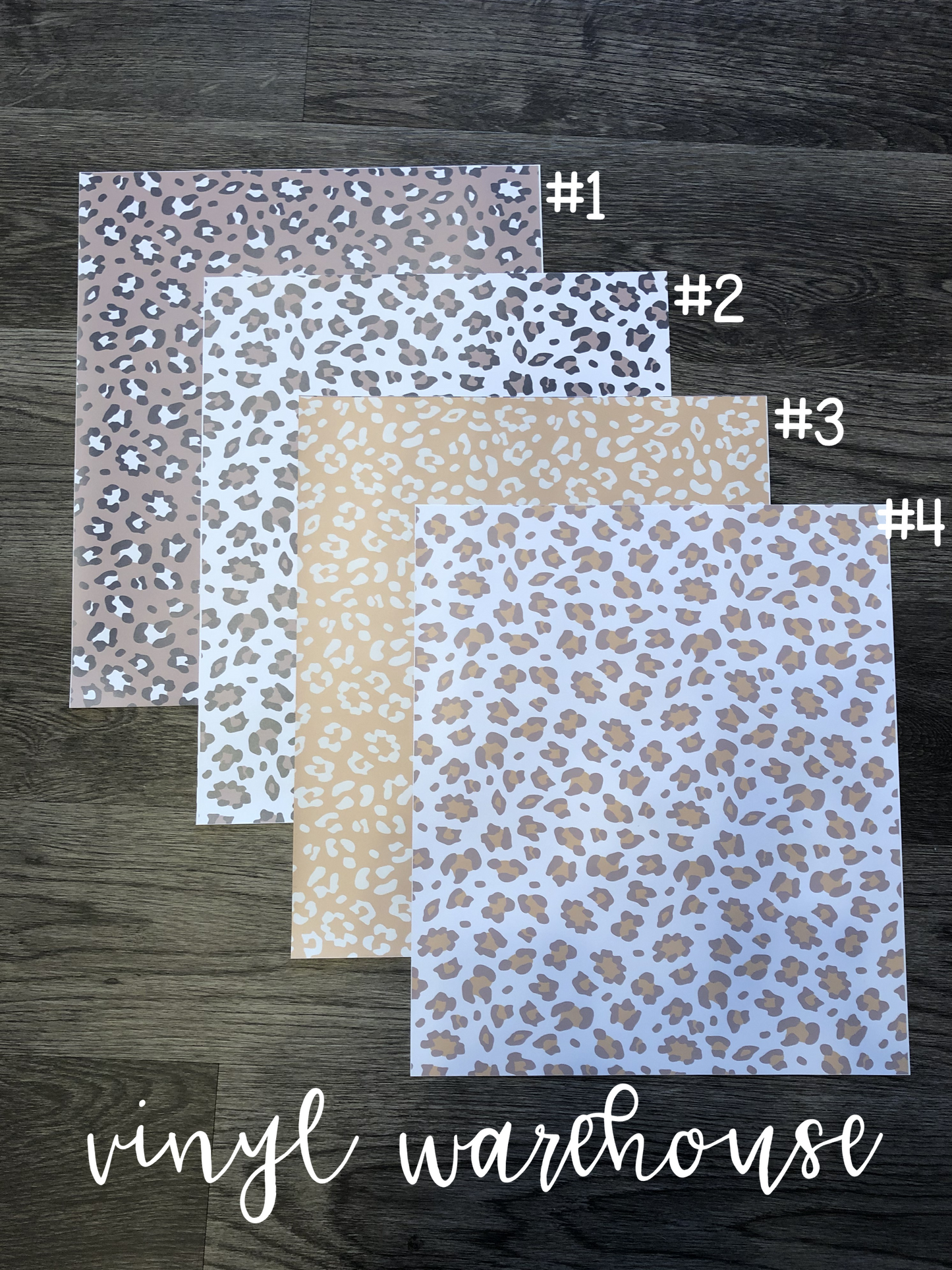 Neutral Leopard - Printed HTV