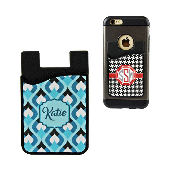 Sublimation Blank Silicone Card Caddy Phone Wallet