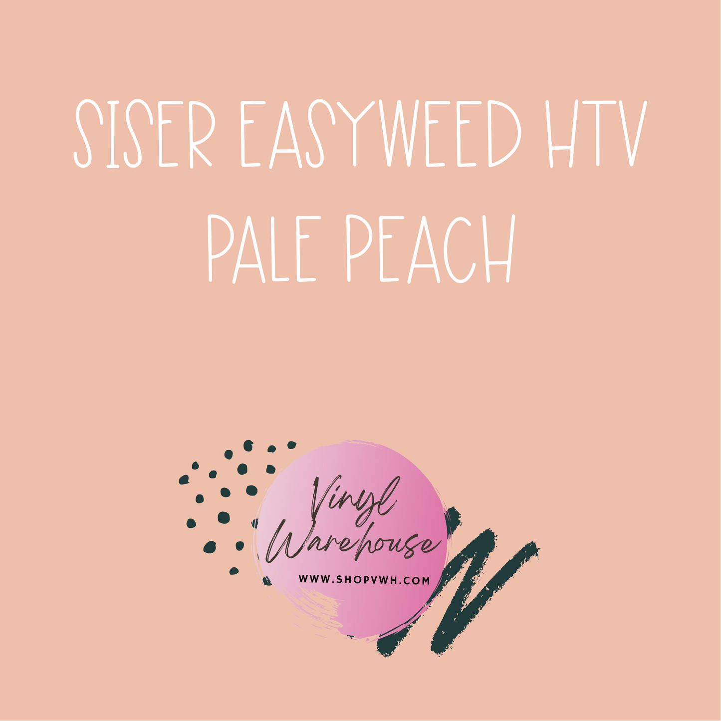 Siser Easyweed HTV - Pale Peach