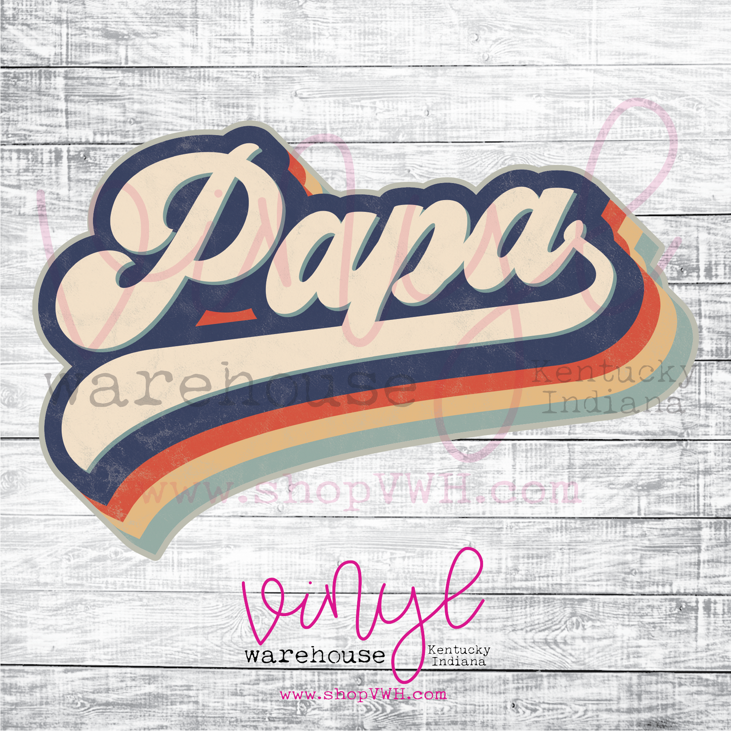 Papa - Heat Transfer Print