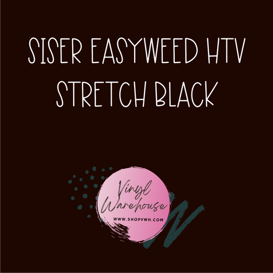 Siser EasyWeed HTV - Stretch Black