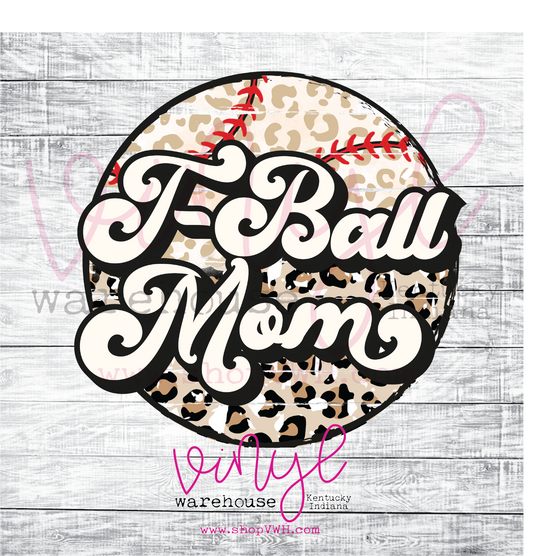 T-Ball Mom - Heat Transfer Print