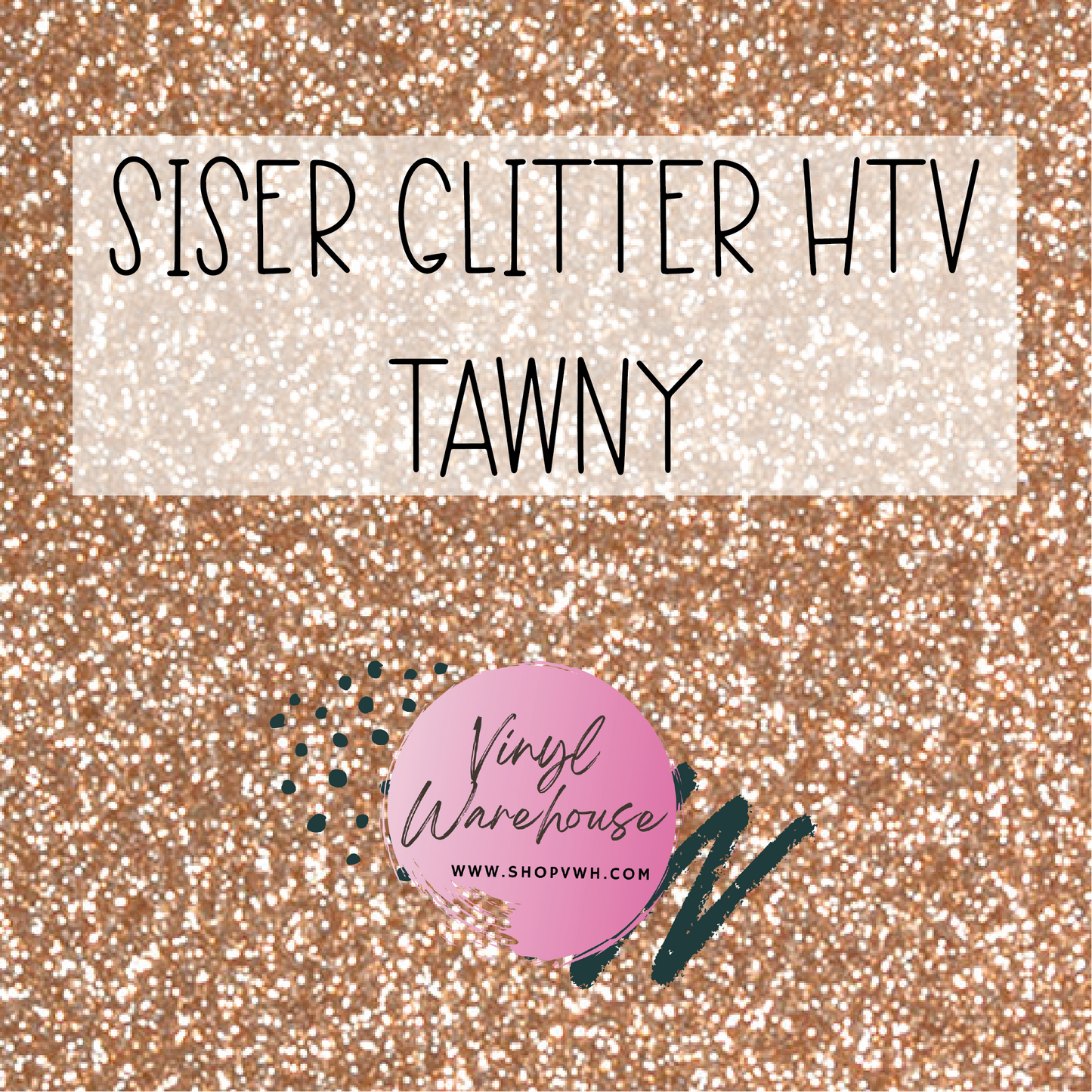 Siser EasyWeed Glitter HTV - Tawny