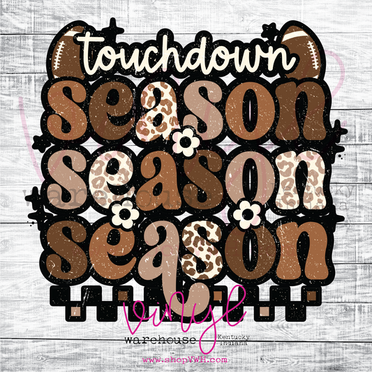 Touchdown Season  - Heat Transfer Print